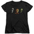 HALLOWEEN III/THREE MASKS - S/S WOMENS TEE - BLACK
