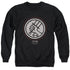 HELLBOY II/MIGNOLA STYLE LOGO - ADULT CREWNECK SWEATSHIRT - BLACK