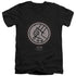 HELLBOY II/MIGNOLA STYLE LOGO - S/S ADULT V-NECK 30/1 - BLACK