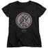 HELLBOY II/MIGNOLA STYLE LOGO - S/S WOMENS TEE - BLACK