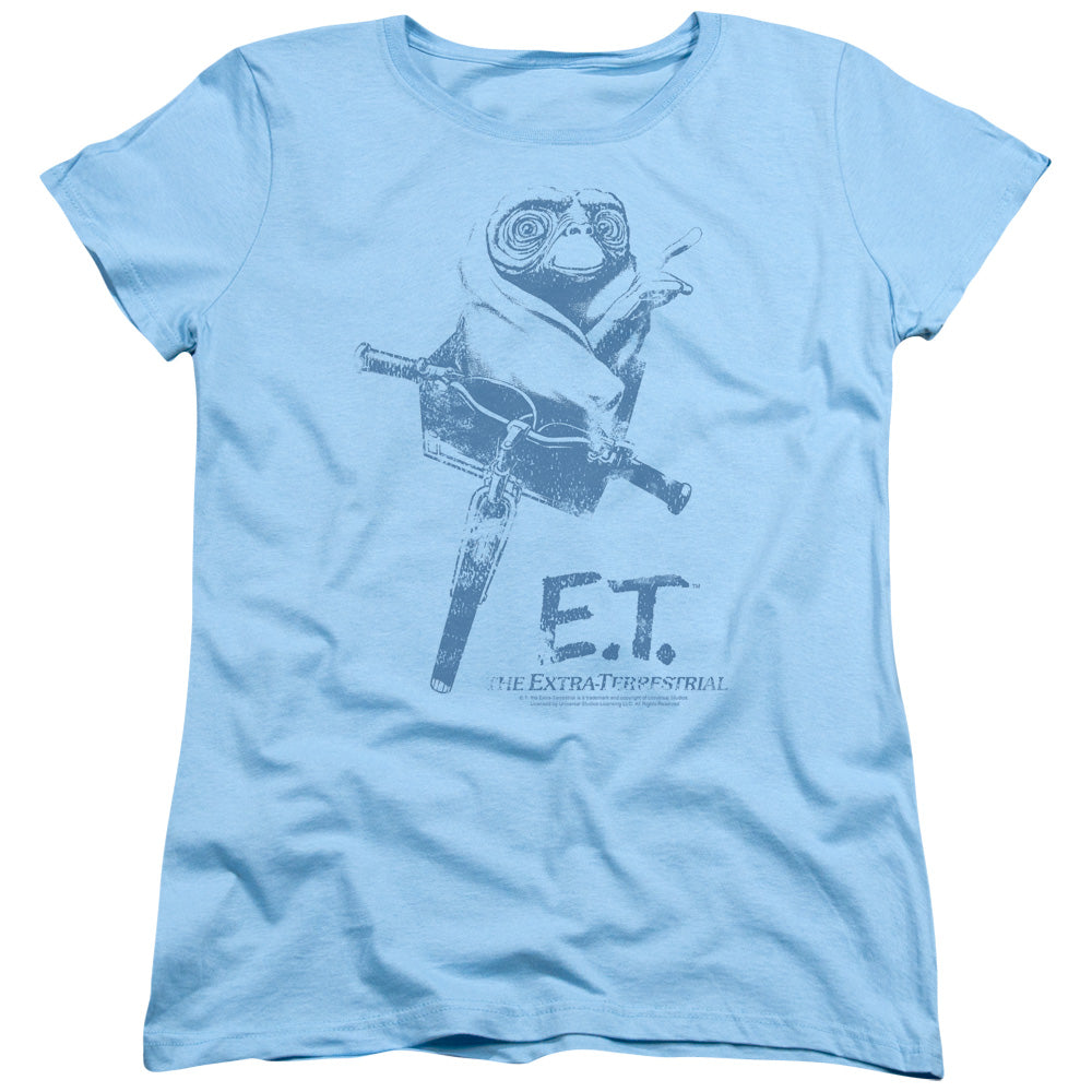 ET/BIKE - S/S WOMENS TEE - LIGHT BLUE