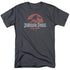 JURASSIC PARK/FADED LOGO - S/S ADULT 18/1 - CHARCOAL