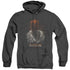 HALLOWEEN III/H3 SCIENTIST - ADULT HEATHER HOODIE - BLACK