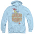 WOODY WOODPECKER/GUESS WHO - ADULT PULLOVER HOODIE - LIGHT BLUE