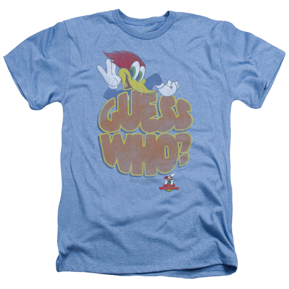 WOODY WOODPECKER/GUESS WHO - ADULT HEATHER - LIGHT BLUE