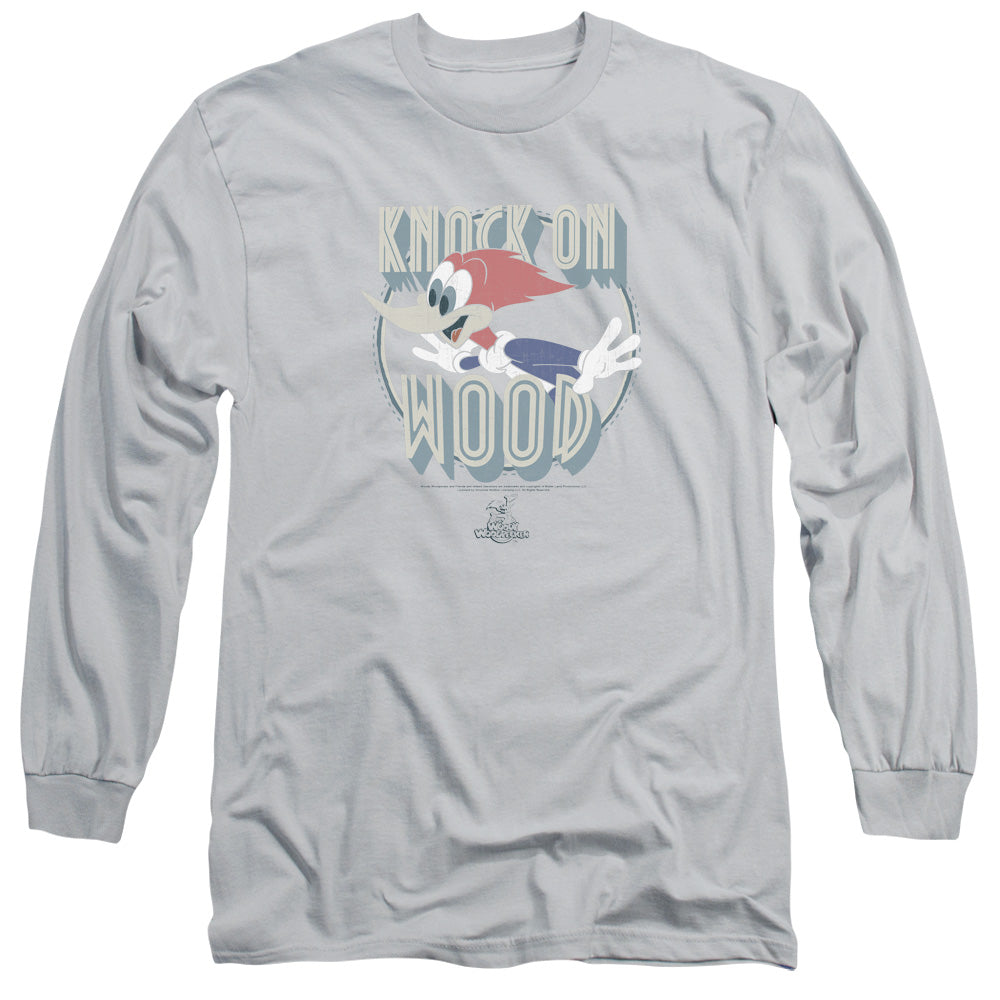WOODY WOODPECKER/KNOCK ON WOOD - L/S ADULT 18/1 - SILVER
