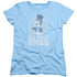 CHILLY WILLY/ICE COLD - S/S WOMENS TEE - LIGHT BLUE