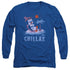 CHILLY WILLY/CHILLAX - L/S ADULT 18/1 - ROYAL BLUE