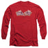 WOODY WOODPECKER/SKETCHY BIRD -  L/S ADULT 18/1  - RED