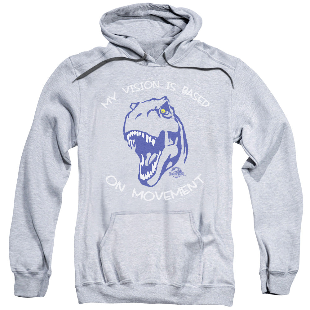 JURASSIC PARK/MY VISION - ADULT PULLOVER HOODIE - ATHLETIC HEATHER