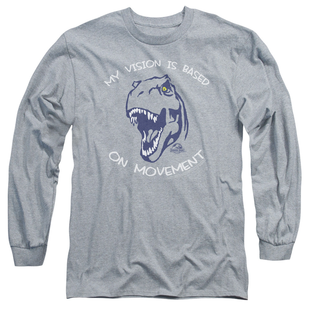 JURASSIC PARK/MY VISION - L/S ADULT 18/1 - ATHLETIC HEATHER