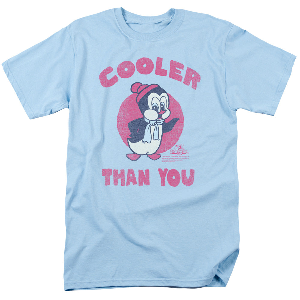 CHILLY WILLY/COOLER THAN YOU - S/S ADULT 18/1 - LIGHT BLUE