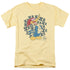 WOODY WOODPECKER/LAUGH IT UP - S/S ADULT 18/1 - BANANA