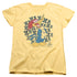 WOODY WOODPECKER/LAUGH IT UP - S/S WOMENS TEE - BANANA