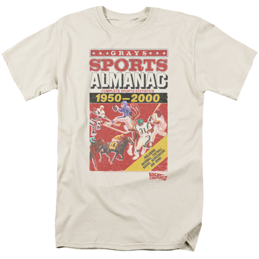BACK TO THE FUTURE II/SPORTS ALMANAC - S/S ADULT 18/1 - CREAM