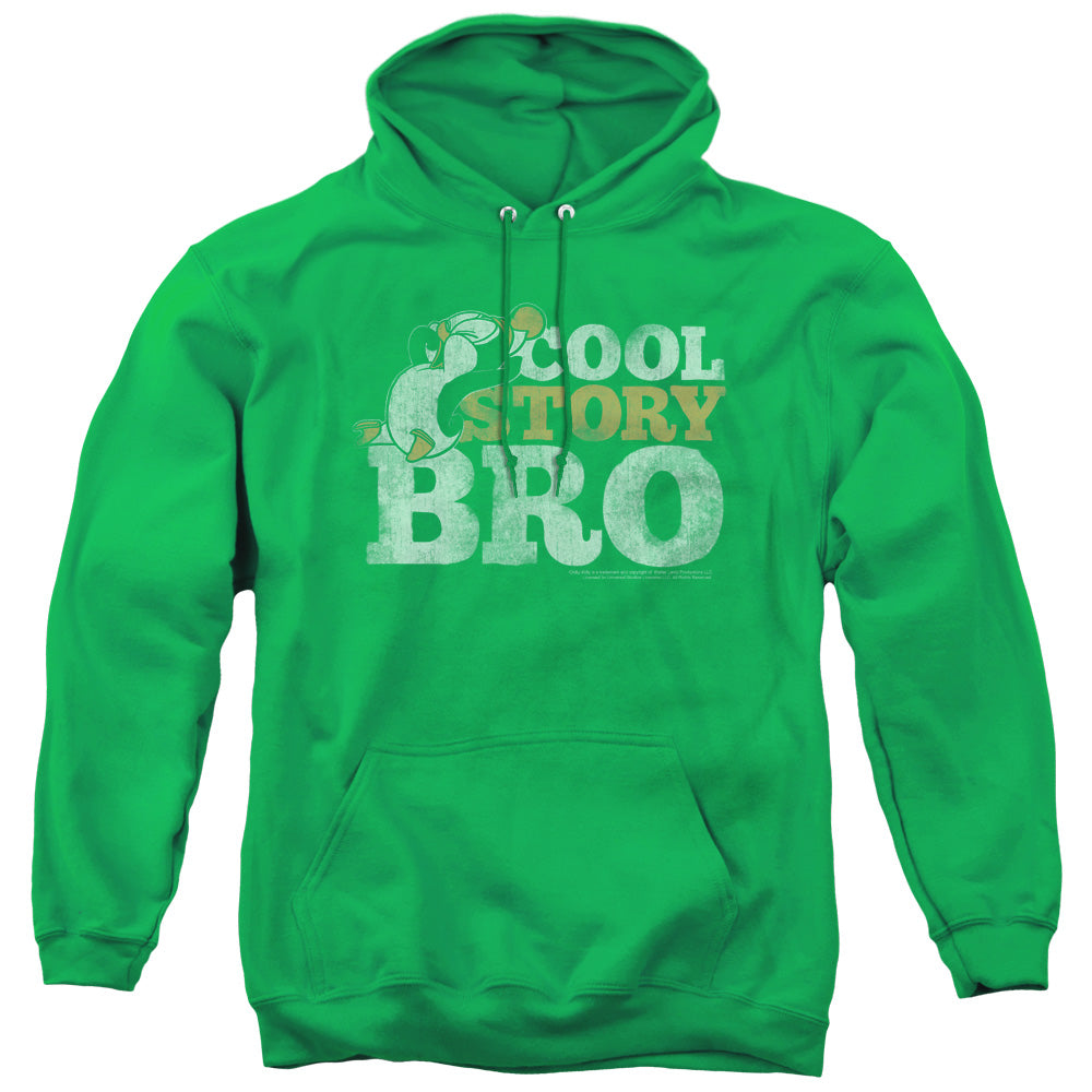 CHILLY WILLY/COOL STORY - ADULT PULLOVER HOODIE - KELLY GREEN - 2X  KELLY GREEN