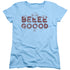 ET/BE GOOD - S/S WOMENS TEE - LIGHT BLUE