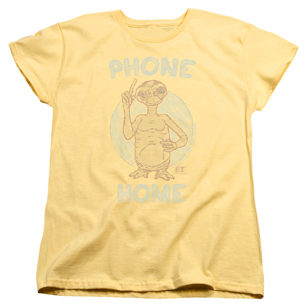 ET/PHONE - S/S WOMENS TEE - BANANA