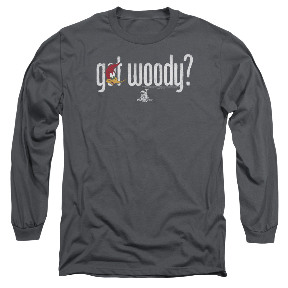 WOODY WOODPECKER/GOT WOODY - L/S ADULT 18/1 - CHARCOAL