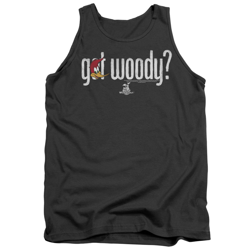 WOODY WOODPECKER/GOT WOODY - ADULT TANK - CHARCOAL