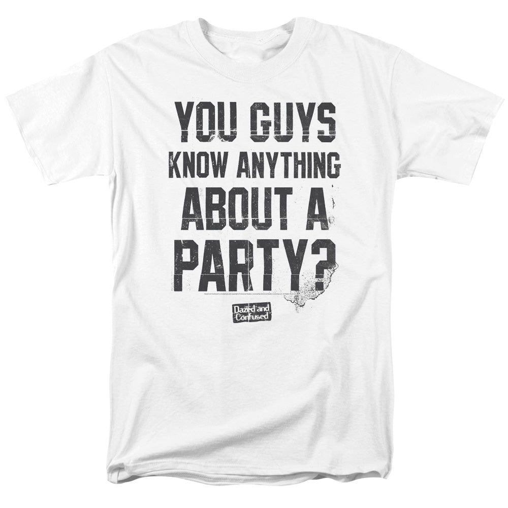 DAZED AND CONFUSED/PARTY TIME - S/S ADULT 18/1 - WHITE