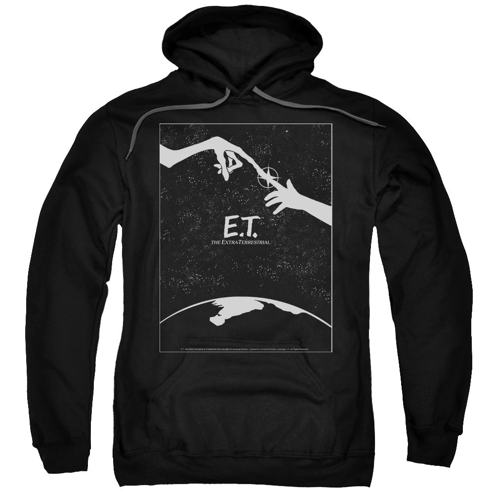 ET/SIMPLE POSTER - ADULT PULLOVER HOODIE - BLACK