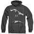 ET/SIMPLE POSTER - ADULT HEATHER HOODIE - BLACK