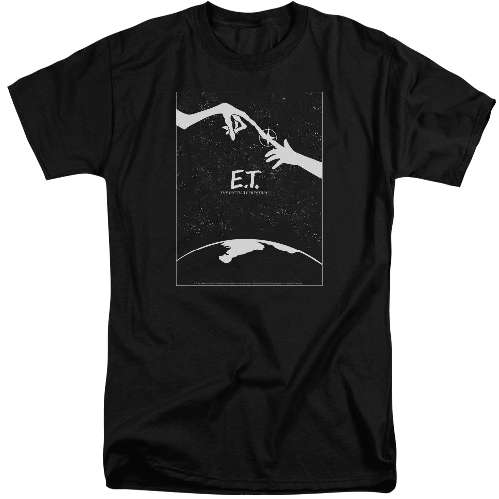 ET/SIMPLE POSTER - S/S ADULT TALL 18/1 - BLACK