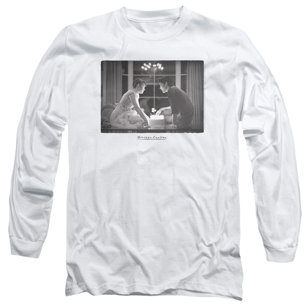 SIXTEEN CANDLES/BIRTHDAY WAY -  L/S ADULT 18/1  - WHITE