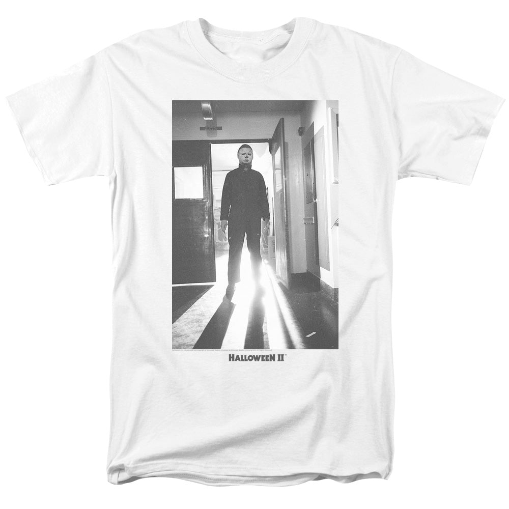 HALLOWEEN II/MONSTER - S/S ADULT 18/1 - WHITE