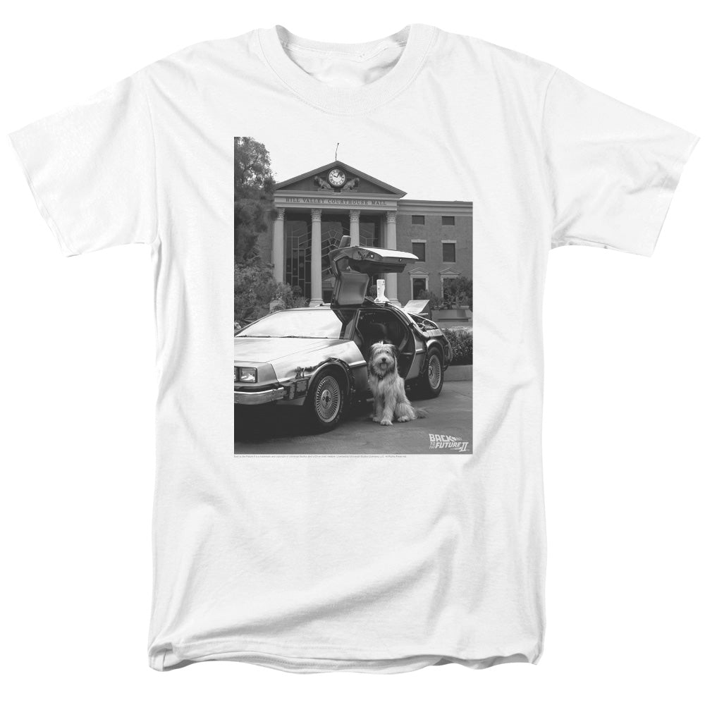 BACK TO THE FUTURE II/EINSTEIN - S/S ADULT 18/1 - WHITE