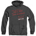 THEY LIVE/CHEW BUBBLEGUM - ADULT HEATHER HOODIE - BLACK