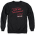 THEY LIVE/CHEW BUBBLEGUM - ADULT CREWNECK SWEATSHIRT - BLACK