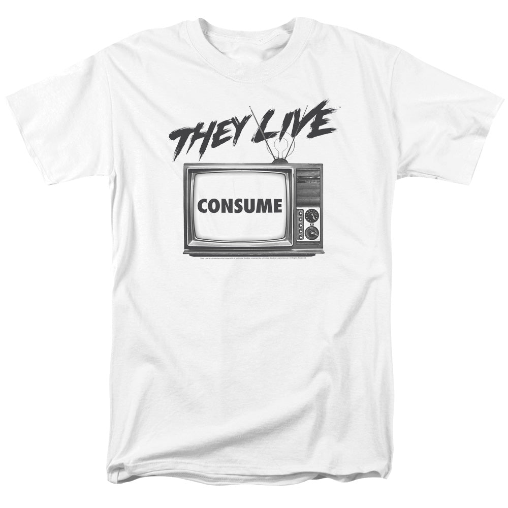 THEY LIVE/CONSUME - S/S ADULT 18/1 - WHITE
