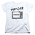 THEY LIVE/CONSUME - S/S WOMENS TEE - WHITE