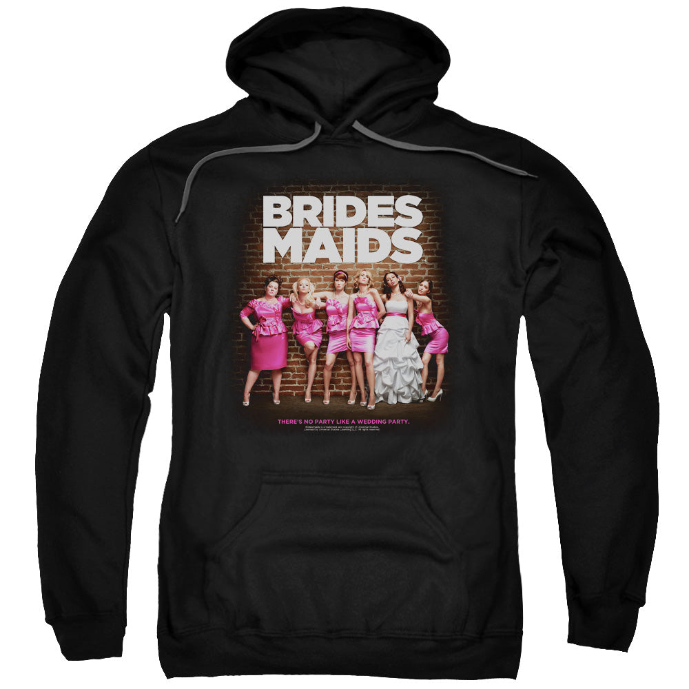 BRIDESMAIDS/POSTER - ADULT PULLOVER HOODIE - BLACK