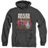 BRIDESMAIDS/POSTER - ADULT HEATHER HOODIE - BLACK