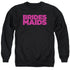 BRIDESMAIDS/LOGO - ADULT CREWNECK SWEATSHIRT - BLACK