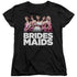 BRIDESMAIDS/MAIDS - S/S WOMENS TEE - BLACK