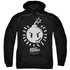 SCOTT PILGRIM/SEX BOB OMB LOGO - ADULT PULLOVER HOODIE - BLACK