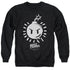 SCOTT PILGRIM/SEX BOB OMB LOGO - ADULT CREWNECK SWEATSHIRT - BLACK