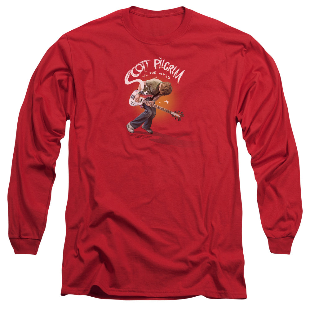 SCOTT PILGRIM/SCOTT POSTER -  L/S ADULT 18/1  - RED