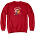 SCOTT PILGRIM/SCOTT POSTER - ADULT CREWNECK SWEATSHIRT - RED
