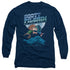 SCOTT PILGRIM/LOVERS -  L/S ADULT 18/1  - NAVY