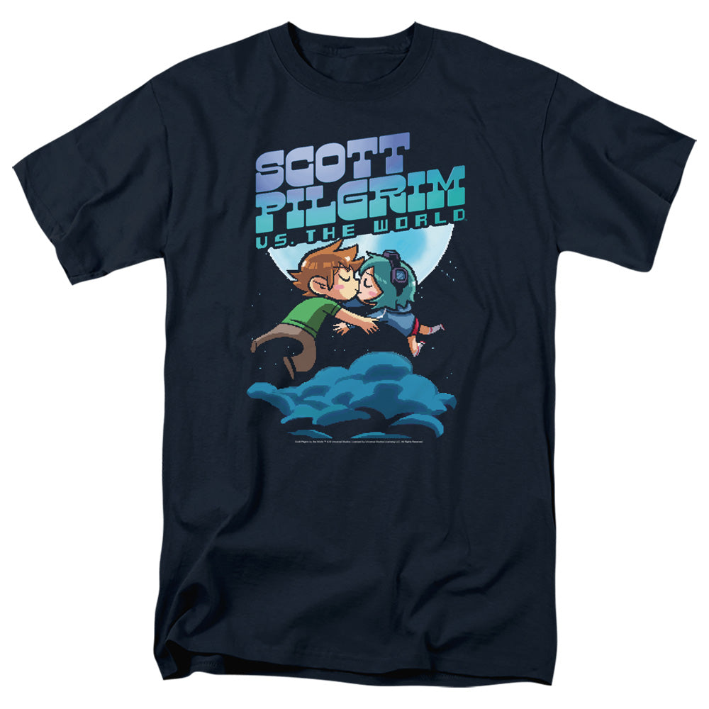 SCOTT PILGRIM/LOVERS - S/S ADULT 18/1  -  NAVY