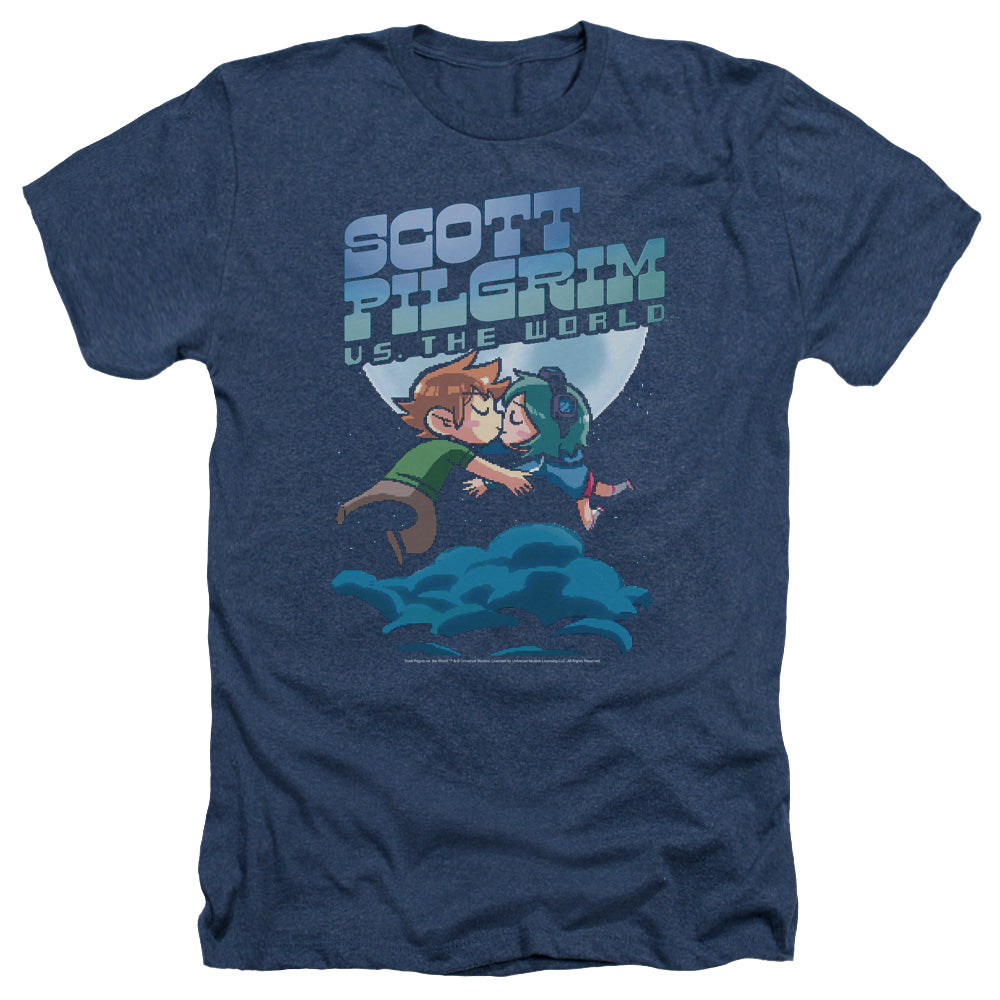 SCOTT PILGRIM/LOVERS - ADULT HEATHER - NAVY