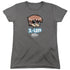 SCOTT PILGRIM/1 UP - S/S WOMENS TEE - CHARCOAL
