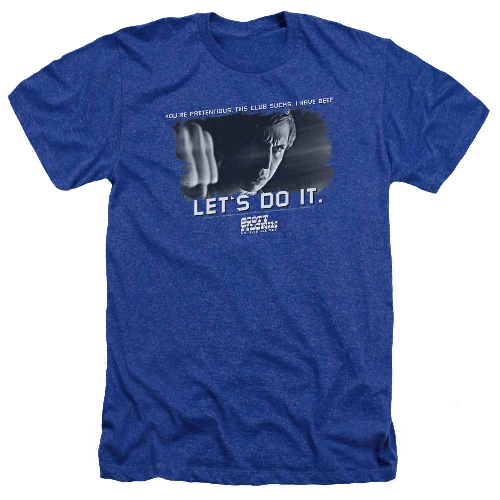 SCOTT PILGRIM/BEEF - ADULT HEATHER - ROYAL BLUE