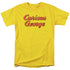 CURIOUS GEORGE/LOGO - S/S ADULT 18/1 - YELLOW