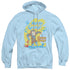 CURIOUS GEORGE/MESSY GEORGE - ADULT PULLOVER HOODIE - LIGHT BLUE - 2X  LIGHT BLUE